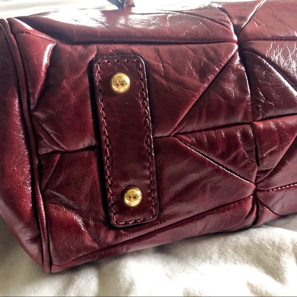 Marc Jacobs Stam leather bag in bordeaux NWT - Picture 12 of 14